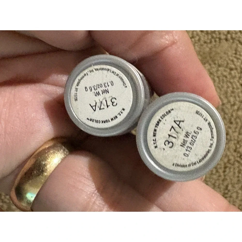 NYC‎ Lipstick Moisturizing 317A Discontinued. Pink  Lot Of 2 Read Description